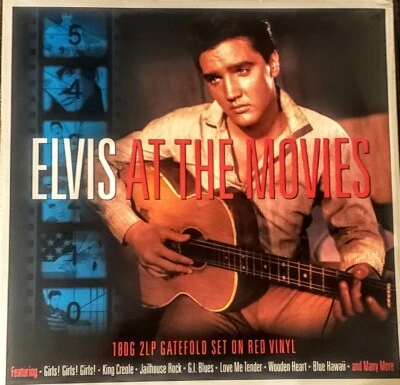 ELVIS PRESLEY - AT THE MOVIES - 2 LP SET 180 GRAM "RED" VINYL " NEW, SEALED " - Image 1 of 2