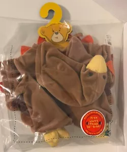 Build A Bear Turkey Outfit RARE Costume Clothes Thanksgiving Hood Body Feet NEW - Picture 1 of 6
