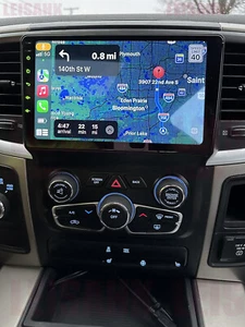 For Dodge RAM 1500 3500 2013-19 Apple CarPlay Android 13 GPS Nav Radio Head Unit - Picture 1 of 22