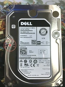 1pc Dell ST8000NM0075 GKWHP 3.5" 8TB 12Gb 7.2K SAS Hard Drive - Afbeelding 1 van 2