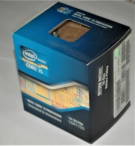 Processeur Intel Core i5-3570K 3,4 GHz Quad-Core (BX80637I53570K) NEUF - Photo 1/8