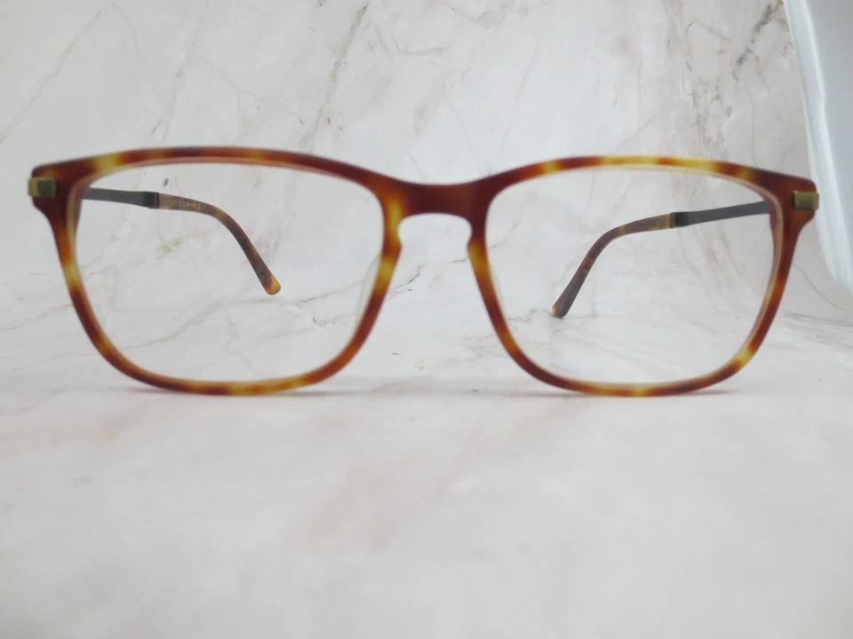 Montura de gafas Trussardi Mod 12935 unisex marrón tortuga borde completo 53-18-140 Foto 1 de 4