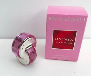 Bvlgari Omnia Pink Sapphire Eau de Toilette mini Perfume, 5ml, Brand New in Box