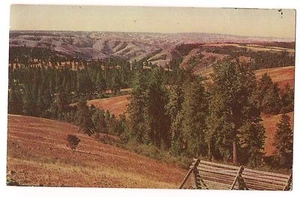 DEADMAN'S PASS Highway 30 Old OREGON Trail Postcard OR 76 Union Oil West Scenes - Picture 1 of 2