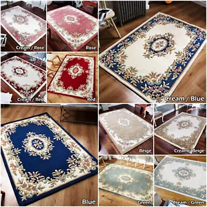 TRADITIONAL CLASSIC THICK WOOL CIRCLE LOW COST LARGE CLASSIC ROYAL ROUND RUG - Picture 1 of 51