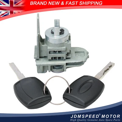 Front Door Lock Cylinder Repair With 2 Keys Fit Ford Focus C-Max S-Max 1552849 - Image 1 of 4