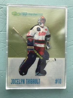 1993 Classic Hockey #10 Jocelyn Thibault. Excellent Condition - Image 1 of 2