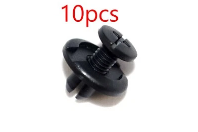 10pcs Fender Splash Shield Push Type Retainer Clips Fasteners for Acura Honda - Image 1 of 3