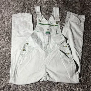 NWT Liberty Straight Leg One-Piece Duck Bib Overalls Jumper Mint Green Women’s S - Picture 1 of 24