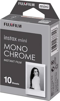 Fujifilm Instax Mini Instant Photo Film 10 Shot Pack Monochrome (70100137913) - Image 1 of 4