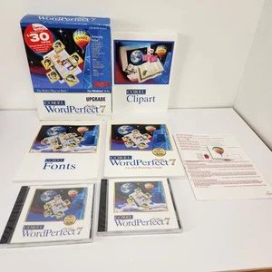 Corel WordPerfect Suite 7 For Windows 3.1x PC Computer Program Software (New) - Picture 1 of 8