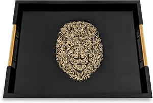 Neu! Modernes Serviertablett mit Design, Ottomane Tablett, Tee- und Couchtischplatte - Bild 1 von 21