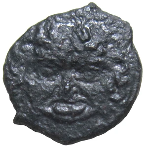 SICILIA, KAMARINA. AE ONKIA, CIRCA 420-405 A.C. GORGONEION/BÚHO SOSTENIDO LAGARTO. - Imagen 1 de 3