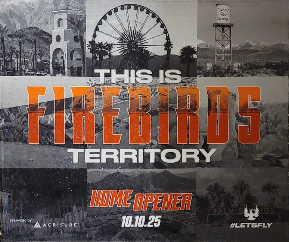 Toalla de rally CV Firebirds Territory “Home Opener” 2025-26 10.10.25 noche de apertura Foto 1 de 1