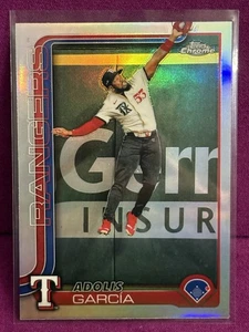 2025 Topps Chrome - Adolis Garcia #293 Refractor | Rangers - Picture 1 of 2