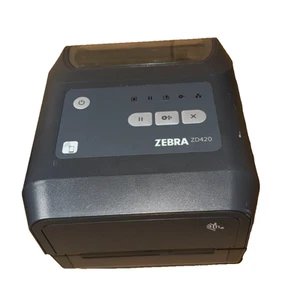 Zebra ZD420t Label Printer 4" Thermal Transfer 203dpi USB Ethernet With PSU - Afbeelding 1 van 11