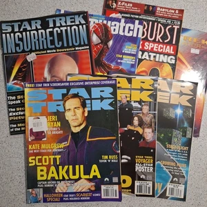 7 x Random Vintage Star Trek Magazines | Assorted Months - Picture 1 of 8