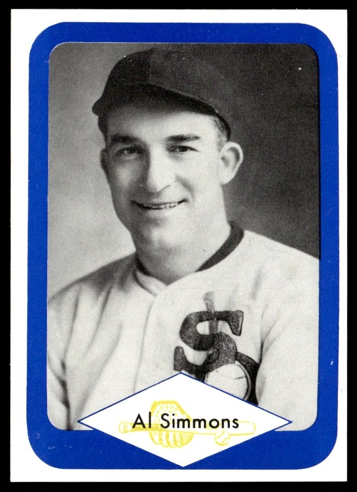 1975 Sheraton Great Plains Greats - #8 Al Simmons Chicago White Sox/Cleveland - Image 1 of 2