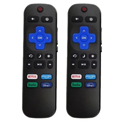 2 Pack of New Replacement Remote Control for All Roku TVs - Image 1 of 4
