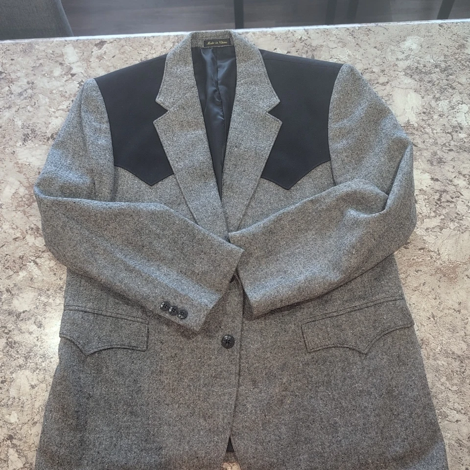 Circle S Mezcla Lana Hombre Traje Chaqueta  Foto 1 de 4