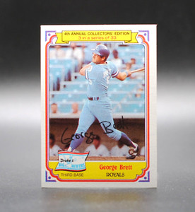 1984 Topps Drakes Big Hitters GEORGE BRETT Card #3 MINT Kansas City Royals