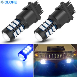 Bombilla antiniebla LED 3157 DRL luz de funcionamiento para Hummer H2, luz fría 10000K azul - Imagen 1 de 10
