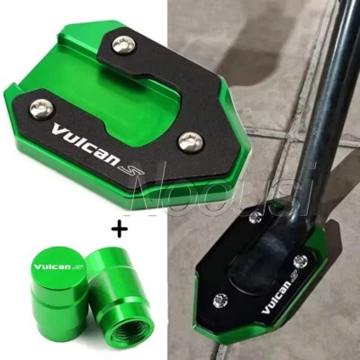 For KAWASAKI Vulcan S 650 CNC Kickstand Foot Side Stand Enlarge Plate Extension - Imagem 1 de 4