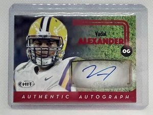 Vadal Alexander 2016 SAGE HIT - Autographs Red AUTO #A73 - LSU Tigers - Picture 1 of 2