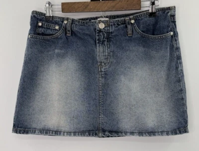 Mini Falda Jean Denim Vintage Paris Blues Juniors Envejecida Talla 11 Y2K Años 90’s Foto 1 de 4