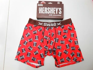 NWT New Hershey’s Chocolate Reese’s York Krackle Swag Boxer Briefs Mens LG - Picture 1 of 6