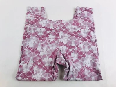 Pantalones de yoga Old Navy para mujer talla grande púrpura blanco tie dye salón elásticos Foto 1 de 4