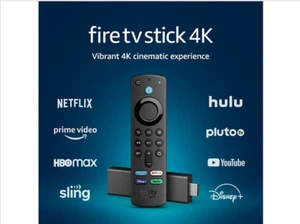 Amazon Fire TV Stick 4K Streaming Media Device With Alexa Voice Remote - Picture 1 of 4
