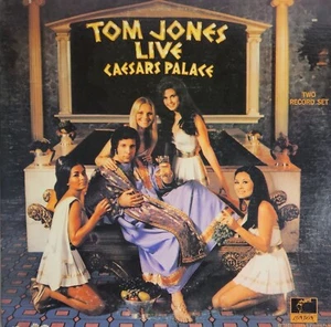 Vintage Tom Jones Live Cesar Palace LP - Picture 1 of 15