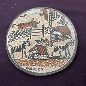 tlaquepaque mexican pottery plate jal vintage - Picture 1 of 2