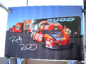 A 6 carteles promocionales diferentes 1992 2001 Rudd Dale Jr Elliott Johnson NASCAR Racing - Imagen 1 de 18