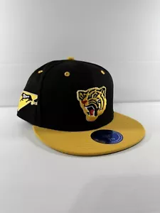 OSAKA TIGERS EFF DNA EBBETS FIELD BLACK YELLOW FITTED HAT SIZE 7 3/8 MENS NEW - Picture 1 of 9