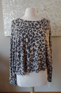 Suéter para mujer Project Social T estampado de leopardo talla L corte peso ligero - Imagen 1 de 12
