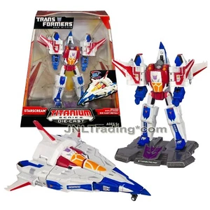 Year 2006 Transformers Titanium Die-Cast 6 Inch Figure STARSCREAM (Fighter Jet) - Picture 1 of 1