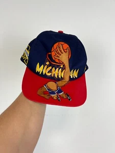 Gorra de baloncesto vintage Michigan Wolverines Snapback Webber NCAA Slam Dunk adulto - Imagen 1 de 8