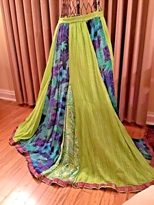 SOFT SURROUNDINGS Bohemian Embroidered Art To Wear TM Full Maxi - Picture 1 of 6