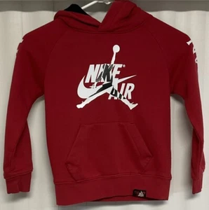 Nike Air Jordan Pull Over Hoodie Youth Small (4–5 Yrs) Red. 8209B - Picture 1 of 3