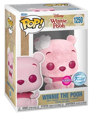 Figura Vinilo Funko Winnie the Pooh Flocked Edición Especial Pop Disney #1250 Foto 1 de 2