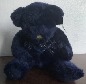 2001 New Year Series Build a Bear Blue Collectible Limited Stuffed Plush w/Tags - Picture 1 of 8