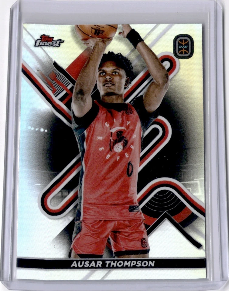 2022-23 Topps Finest OTE Overtime - Ausar Thompson Rookie #72 Refractor (RC) - Image 1 of 2