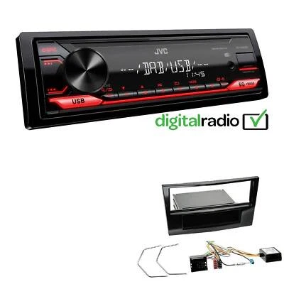 JVC 1-DIN Digital Autoradio DAB für Opel Astra H Twin Top piano black mit Canbus - Bild 1 von 4