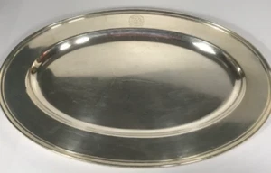 Antique N.Y.K. Line Nippon Yusen Kaisha steamship platter, Wallace Silver plate - Picture 1 of 9