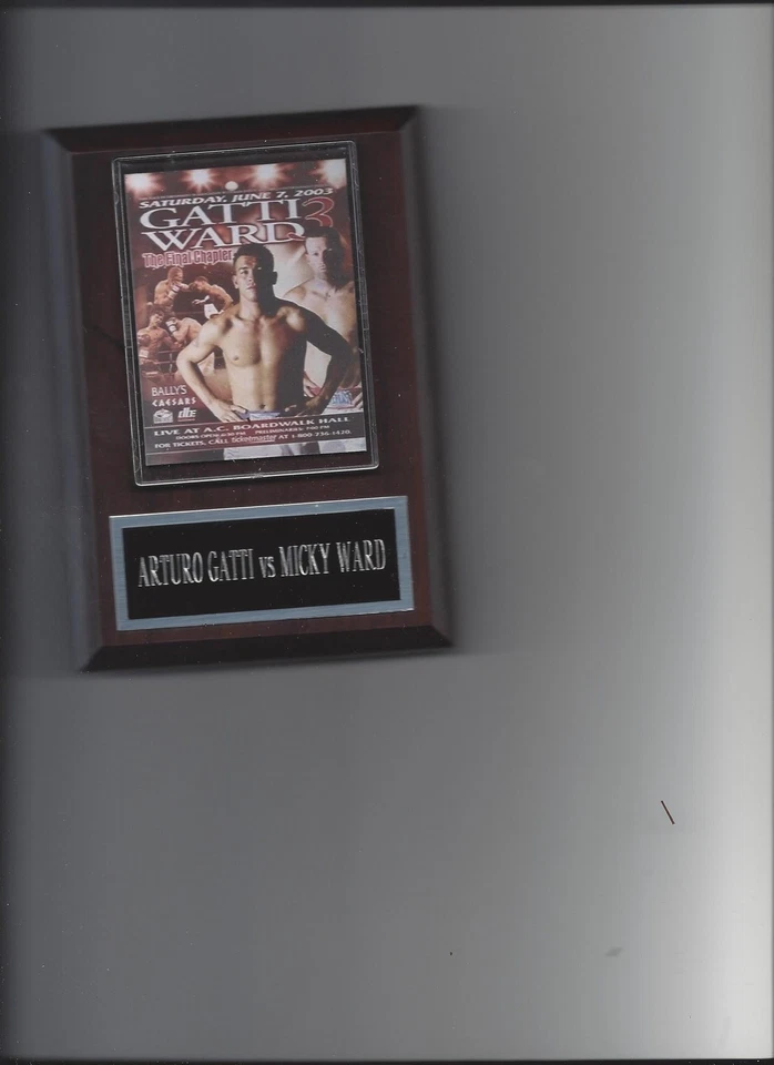 Placa fotográfica ARTURO GATTI vs MICKY WARD CAMPEÃO DE BOXE - Imagem 1 de 1