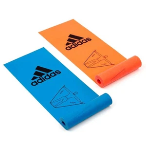 2pc Adidas Latex Training Bands Gym Strength Fitness Workout Exercise Orange/BL - Picture 1 of 11