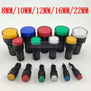 LED Signalleuchte Signallampe Anzeigelampe Kontrollleuchte Warnlampe AC/DC Neu - Bild 1 von 10