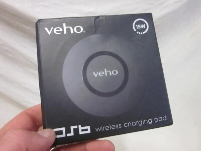 Veho DS-6 USB Type-C Wireless Charging Pad Black VWC-002-DS-6 - Image 1 of 3